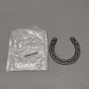 D-Doner Cast Iron Horseshoe Wall Decor, Medium Horseshoe Sturdy Cast Iron for Indoor Or Outdoor