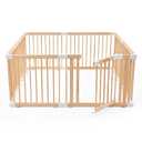 HARPPA Grovi Wooden Playpen, Play Yard, Playpen for Babies and Toddlers