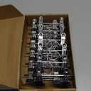 Eunhdet 24 Pack Baby Hangers with Clips, 360Rotatable Toddler Pant Hangers with Clips, Non-Slip Space Saving Kids Hanger for Newborn Children Clothes Skirts Boots Closet Organizers, Black