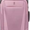 Travelpro Maxlite 5 Softside Expandable Luggage with 4 Spinner Wheels, Lightweight Suitcase, Men and Women, Orchid Pink Purple, Checked-Medium 25-Inch