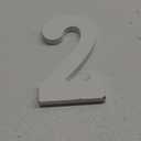 AOCEAN 10 Inch White Wood Numbers Unfinished Wood Number for Wall Decorative Standing Numbers Slices Sign Board Decoration for Craft Home Party Projects (2) (Two)