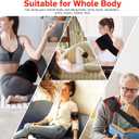 Red Light Therapy Belt, 3 in 1 LED Bead Infrared Light Therapy for Body, Wearable Wrap with Timer for Back Shoulder Waist 660nm Red Light-Therapy & 850nm Infrared Light Device Home Use (Corded)