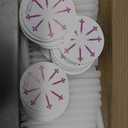 150 Church Candles with Drip Protectors for Devotional Candlelight Vigil Service, Box of 150 Candles, Unscented White 5" H X 1/2" D, No Smoke