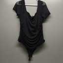Mesh Women's Plus Size Bodysuit (XXL)