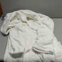 Arus Men's Hooded Classic Bathrobe Turkish Cotton Robe with Full Length Options (XX-Large, White)