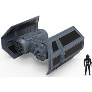 Star Wars Micro Galaxy Squadron TIE Bomber (Armada Edition) - 5-Inch Vehicle with Dual Cockpits, Bomb Bay, and 1-Inch Micro Figure Accessory