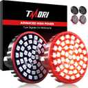 Upgraded 1157 Motorcycle Rear LED Turn Signals Super Bright Bulbs Compatible for HarleyDavidson Motorcycles Bullet Style Blinker Lamp*2 with 2 Smoke Bullet Lens Covers