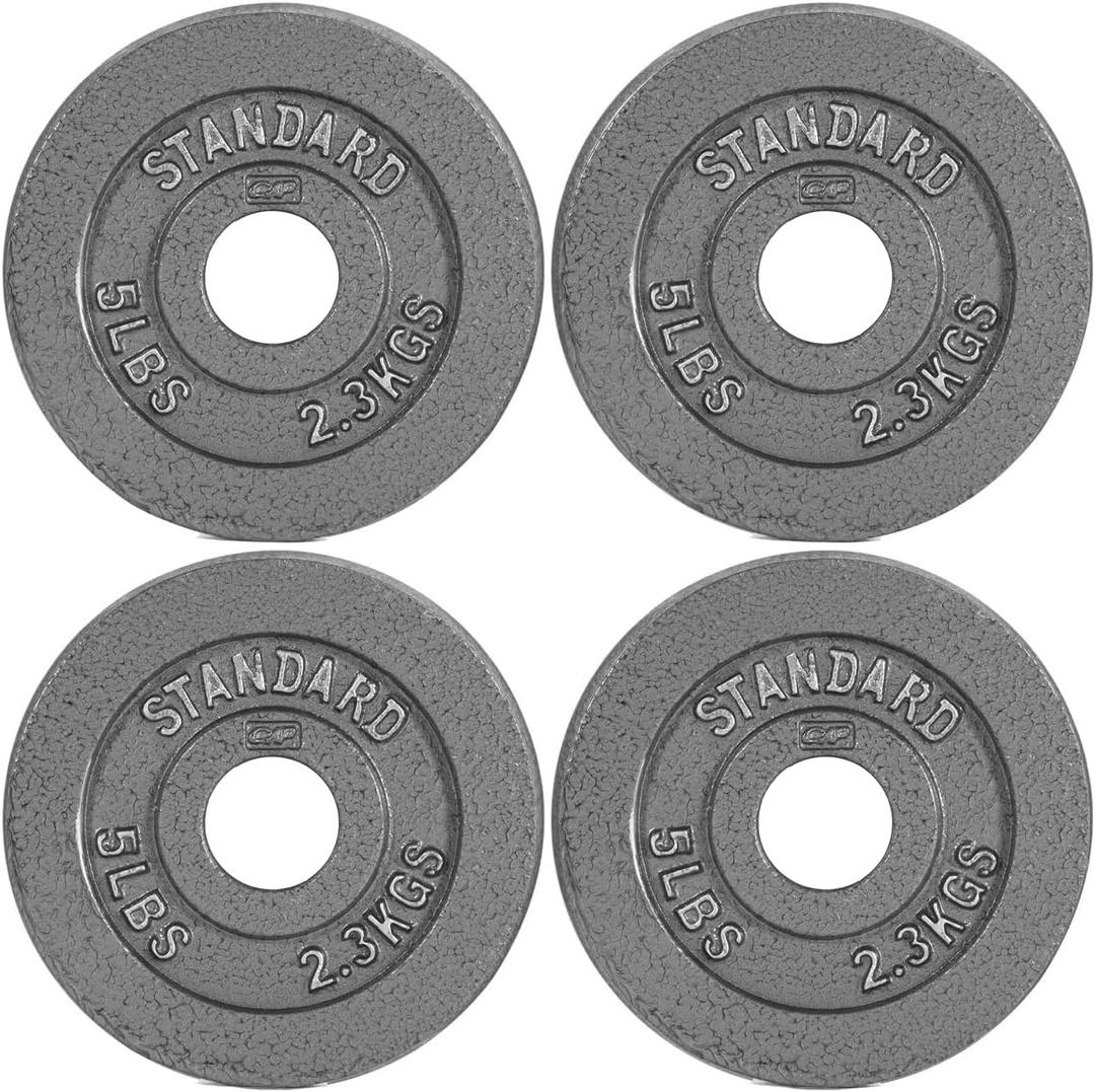 CAP Barbell 2-Inch Olympic Weight Plate | Multiple Options (5 lb - Set of 4)