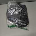 Women's Elegant Solid Color Shoulder Bag Fashionable Zipper Crossbody Bags Soft Top Handle Handbag Purse (Black Plaid)