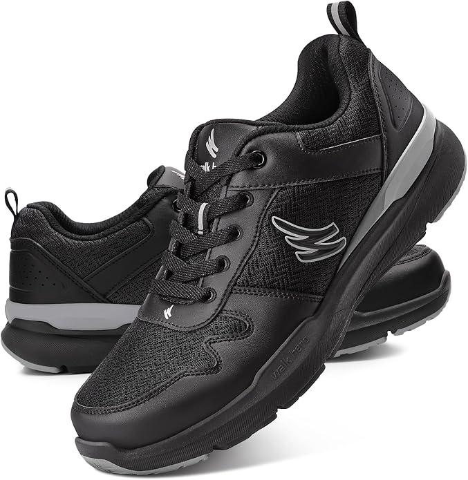 Walking Shoes for Men with Arch Support - Orthopedic Comfortable Sneakers for Plantar Fasciitis - Breathable Non Slip Shoes for Flat Feet & Pain Relief, 12