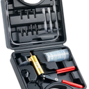 Orion Motor Tech Brake Bleeder Kit with Hand Vacuum Pump and Adapters, Brake Bleeding Kit for Brake Fluid Power Steering Fluid More, Vacuum Brake Bleeder Pump with Pressure Gauge