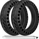 TOUBEUU Solid Tires 8.5x2 Inches for Electric Scooter, 50/75-6.1Replacement Wheels, Rubber Tyre 8-1/2'' for Gotrax GXL V2/XR/APEX & Xiaomi M365/M365 Pro/Pro 2/1S and All 8.5'' Scooter- Black(2PCS)