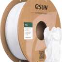 eSUN PLA+ Filament 1.75mm Cold White 1KG, 3D Printer Filament Dimensional Accuracy +/- 0.03mm, 1kg Cardboard Spool(2.2lbs) 3D Printing Filament, Fits for Most FDM 3D Printers