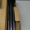 Extra Long Curtain Rod for Windows 30 to 240 inch, Heavy Duty Curtain Rods with Modern End Caps, 1 inch Black Drapery Rods Set for Outdoor Patio, Adjustable Curtain Rod for Room, Black