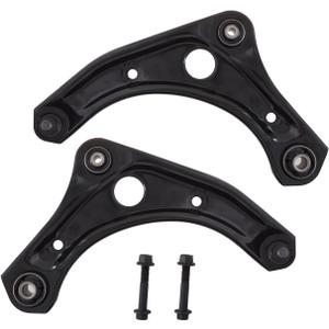 KEYOOG 2Pc Set K621576 K621577 Front Lower Control Arm and Ball Joint Assembly Compatible With Ni-ssan 2012-2019 Versa (w/1.6L 4-Door Sedan),15-19 Micra (OE# 545001HK0B 545011HK0B)