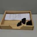 Wood Letter-Size Tray for Office Desktop Organizer - Wooden Front-Load Documents Tray for Mail, Paper, File, Magazine, Pen,Notebook Storage Paper Holder Trays Light(DGTU-LT)