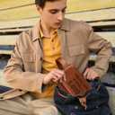 Dad Gifts, Christmas Birthday Gifts for Dad - Gifts for Dad from Daughter Son - Dad Birthday Gifts Ideas - Bday Present for Dad - Travel Essential Water Resistant PU Leather Toiletry Bag for Dad