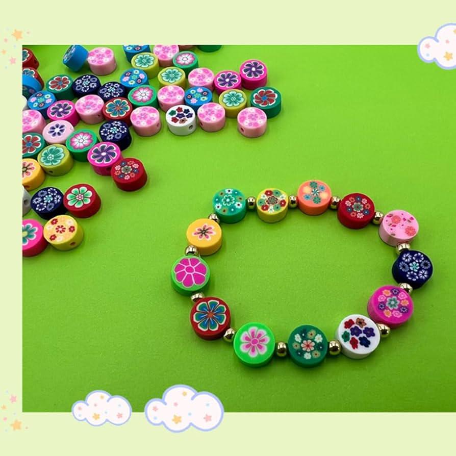MIIIM 200 PCS CLAY Bracelets Making (Tai Chi Flowers)