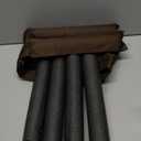 Comfyanno Under Door Draft Stopper - Bottom Door Gap Filler & Seal - Fits 24 to 30 Door, Block Cold Air, Noise, Sound, Wind, Bugs, Easy to Install, Double Side Block, No Adhesive, Brown (30 Inch (Pack of 1))