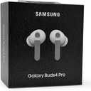 Samsung Galaxy Buds 4 Pro Ai Advanced 2 Way Speakers Wireless Bluetooth 6.1 Noise Cancelling Real-Time Interpreter Redesigned Comfort Fit Version Latino Americana (White SM-R640NZWALTA)