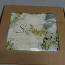 Serwalin Artificial Flowers Bridal Bouquets Realistic Fake Silk Foam Flowers Wedding White Peonies Roses DIY Centerpieces Corsage Boutonniere Home Decoration Party Arrangement Baby Shower (1 Box)