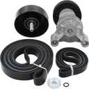 MOTOKU Accessory Drive Belt Tensioner Assembly with Serpentine Belt and Idler Pulley for Chevy Colorado Silverado Express Tahoe Suburban GMC Canyon Sierra Yukon Savana for Cadillac Escalade