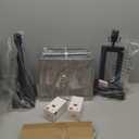 GyroVu 25.5'' Set of 2 Modern Bedroom Table Lamps with USB C+A Ports, Color Changeable, Brown Night Stand Lamps for Bedside, Guest Room, Office, Reading