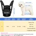 Mosago Dog Backpack Carrier, Adjustable Pet Front Carriers, Legs Out Carrying Sling Travel Bag for Small Medium Dogs 7-11 Lbs, Soft Wearable Puppy Chest Carry Backpacks for Walking/Hiking/Camping