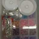 1300 Pcs Glass Beads for Jewelry Making 8mm Beads in 48 Colors, 2 Box Set of Bulk Glass Beads for Bracelets, Crafts & DIY Gifts