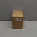 Ework4U 4 Pcs Drinking Glasses with Glass Straw 14oz Glassware Set,Cocktail Glasses,Iced Coffee Glasses,Beer Glasses,Ideal for Water,Soda,Tea,Gift - with Cleaning Brushe (Bamboo)