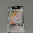 for Samsung Galaxy Z Flip 7 Case 5G Flower Slim Anti-Drop Shockproof Protective Soft Shockproof Clear Phone Protective Covers 6.85 Inch for Women Men (Sunshine Blossom with Holder)