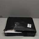 FRANSITON Black Waterfall Bathroom Faucet Lavatory Single Handle 1 or 3 Hole Bathroom Sink Faucet Washbasin Faucet with Deck and Pop-up Drain (Matte Black- Set of 2, Short)