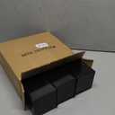 vensovo Metal Wall Hanging Planter Boxes – 12" Rectangle Flower Pots, 3 Pack with Drainage, Durable Galvanized Finish for Indoor Outdoor Balcony Fence Windowsill, Black