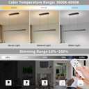 Modern Island Lights, 57in LED Pendant Light Dimmable with Remote Control 3000k-6000K Adjustable Color Temperature, Aluminum Chandelier Lamp Fixture for Kitchen, Dining Room, Billiard Room
