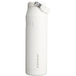 Stanley IceFlow Flip Straw 2.0 Water Bottle 36 OZ | Built-In Straw with Larger Opening | Lightweight & Leak-Resistant | Insulated Stainless Steel | BPA-Free | Frost
