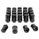 M14x1.5 Lug Nuts Replacement for Chevy Silverado 1500 Sierra 1500 Ram 1500 2500 Tahoe GMC Jeep Grand Cherokee Dodge Buick Cadillac,14x1.5 Black Lug Nuts One-Piece OEM/Stock Style, GM 9596070 611-236