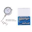 Qnkaa Dial Indicator with Magnetic Base Holder Fine Adjustable Long Arm 0-1" Magnetic Dial Indicator Professional Dial Gauge 0.001"