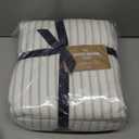 Eddie Bauer - Flannel Sheets King Size, Anti-Pilling & Wrinkle Resistant Cotton, Touchably Soft for All-Season Comfort - Bed Sheets with Matching Pillowcases & Fitted Sheet (Trail Stripe Grey)