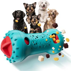 knitly Interactive Dog Toys, Adjustable Treat Dispensing Toy to Keep Them Busy, Dog Enrichment for Brain Stimulation & Cognitive for Puppy Puzzle to Reduce Boredom-Ideal Gift for Cats and Dogs (Nylon)