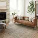 Loloi Angela Rose Aubrey Collection AUB-02 Aqua/Sand 2'-3" x 3'-9", .19" Pile Height, Accent Rug