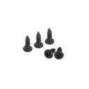 uxcell #2 x 3/16" Phillips Pan Head Self-Tapping Screw, 100pcs - 304 Stainless Steel Round Head Wood Screw Full Thread (Black)