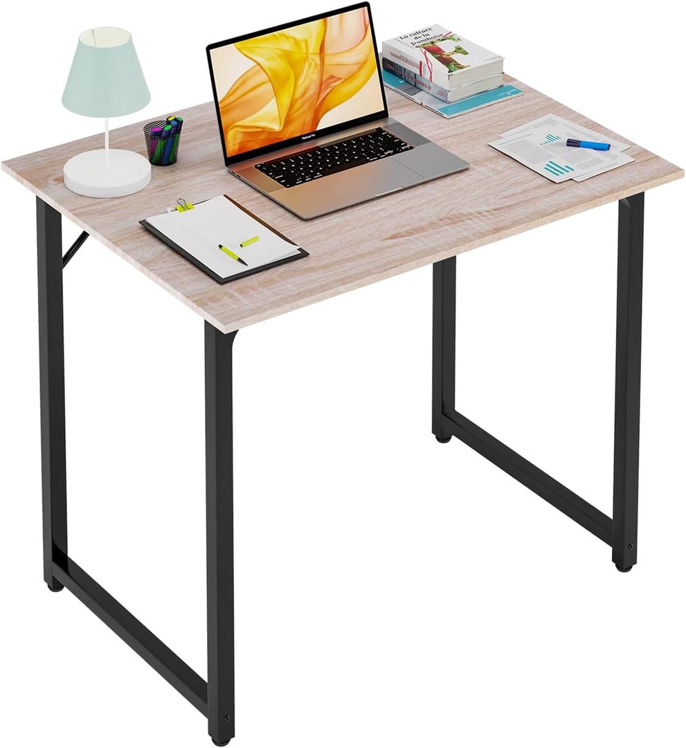 PayLessHere 32 inch Computer Desk Study Writing Table, Adjustable feet, Modern Furniture for Home Office
