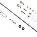 Transmission Column Shift Linkage Kit ACA-1800, Compatible With GM TH-200, 200-4R, TH-350, TH-400, 4L60, 4L60E, 4L80E & 700-R4 Transmissions, Replaces# ACA-1800, CB5010 (With 21 stainless steel rod)