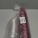 Golden Apple, 16oz 50sets Pink Red Plastic cups with Clear Flat lids with hole (50cups+50lids) BPA Free