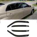94043 Sunproof Waterproof Side Window Wind Deflector, 4pcs Protective Replacements Rain Guards Set, Window Visor fit for 2005-2012 Toyota Avalon