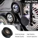 Drive Belt Idler Pulley Belt Tensioner Pulley - Compatible for Honda Civic 2012-2015 for Honda HR-V 2016-2020 for Acura ILX 2013-2015 - Replace Part 31190-R1A-A01