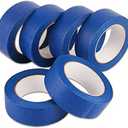 Lichamp Painters Tape Wide 1.5 inches, Masking Blue Painters Tape Bulk Pack, 6 Rolls x 1.5 inches x 55 Yards (330 Total Yards)