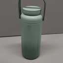 WEMOH Breast Milk Cooler Bottle - 12H+ Ice-Cold/24H Safe Storage, Compatible with Spectra Pumps, TSA Approved Travel Chiller, 18oz (2x9oz) Lightweight Leakproof Container for Work, Green