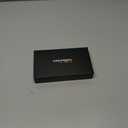 Weekly Pill Organizer 1 Time a Day  Travel Pill Case 7 Day, Small Pill Box 8 Compartments Push Open, with Color Slots, Medicine Organizer for Fish Oil, Vitamins, with Wrist Lanyard, BPA Free, Black