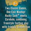 The Original Hacky Sack with Cornhole Set for Kids - The Original Footbag - Hacky Ball, Foot Bag Kick Sack, Outdoor Toys for Kids, Hacky Sack with Cornhole Twist, Backyard Toys, Target Games